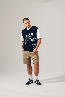 A Thousand Futures 'Lucky' Canvas Twill Shorts - Army