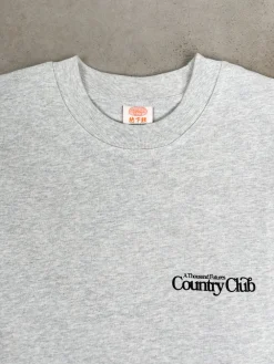 A Thousand Futures x GK 'Country Club' Tee - Ash Grey *FRONT PRINT ONLY*