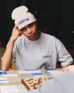 A Thousand Futures x GK 'Country Club' Tee - Ash Grey
