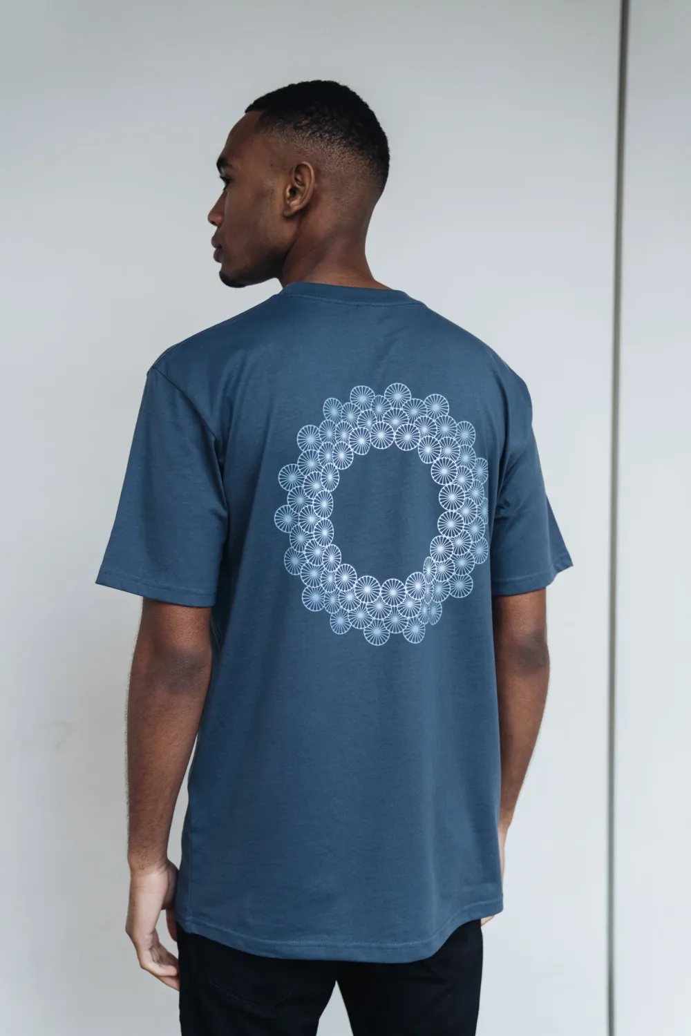 BÄAS 'Sashiko' Petrol Pocket Tee