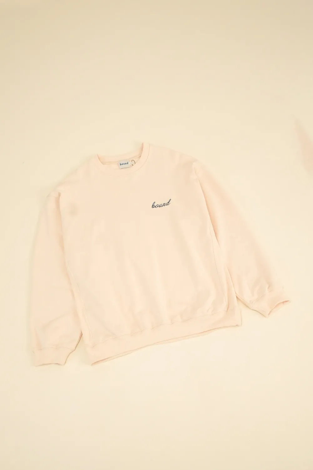 bound Cream Premium Script Sweater