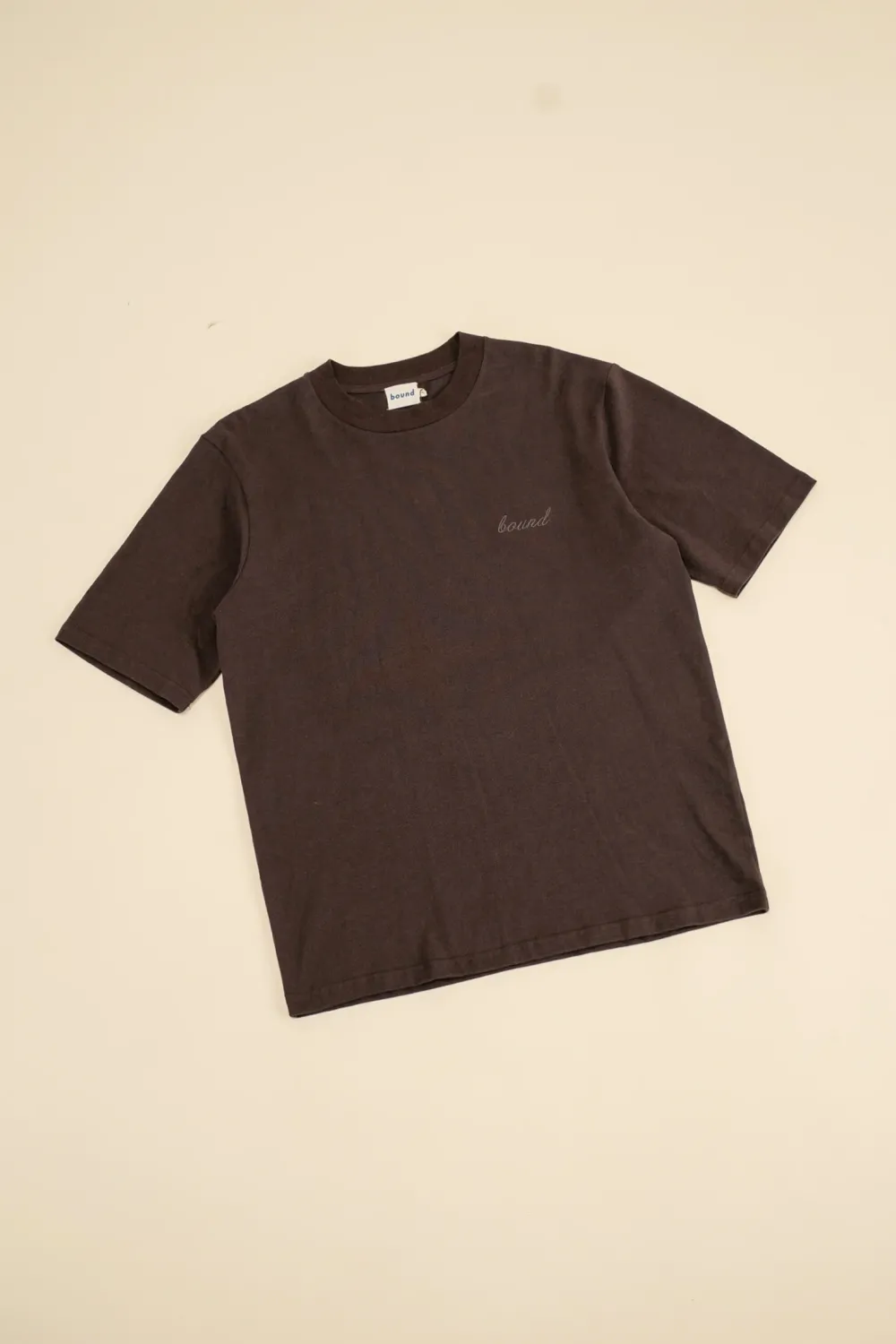 bound Oak Brown Script Tee