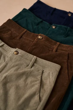 bound 'Ocean Navy' Corduroy Trousers