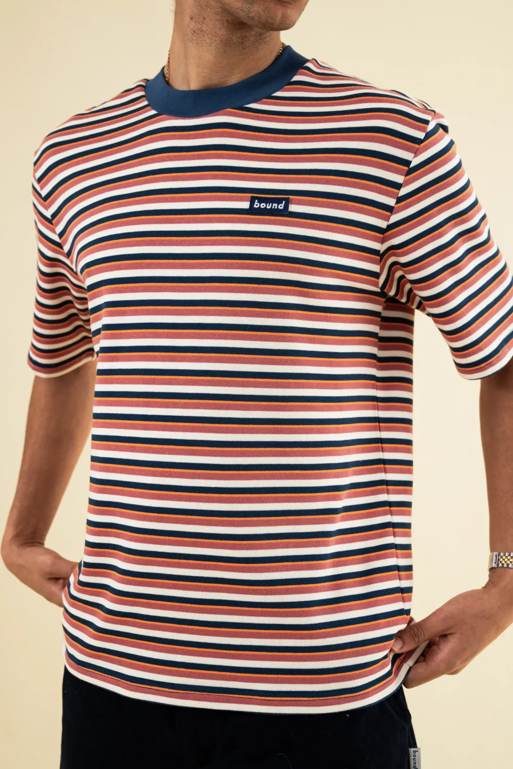 bound Oxford Heavy Stripe Tee