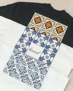 bound 'Porto Azulejos' Tee - White