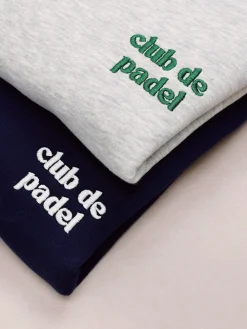 Club De Padel Logo Sweater - Ash Grey