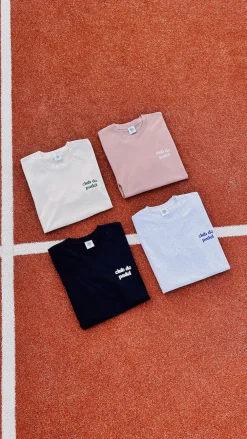 Club De Padel Logo Tee - Bone