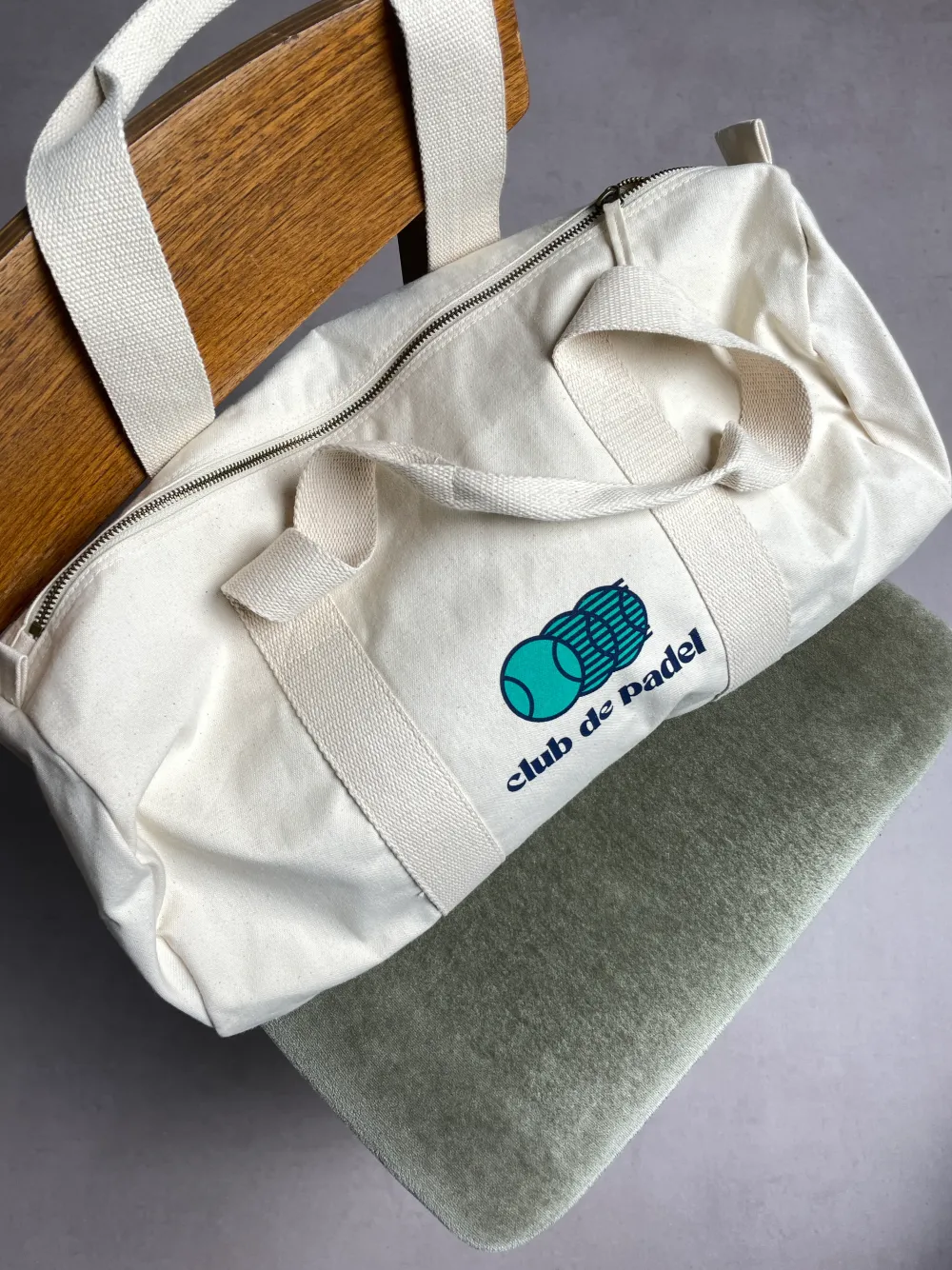 Club De Padel Organic Gym Bag - Natural