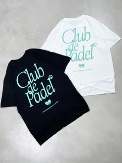 Club De Padel 'Retro' Tee - White