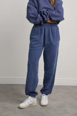 Discounted Bundles Essentials Vintage Washed 1/4 Zip Sweatshirt & Jogger Set - Navy