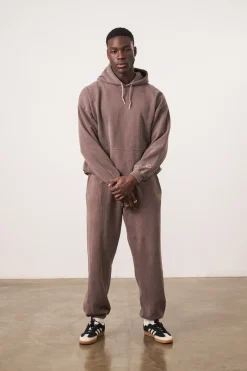 UN:IK Essentials Essentials Vintage Washed Hoodie - Cocoa