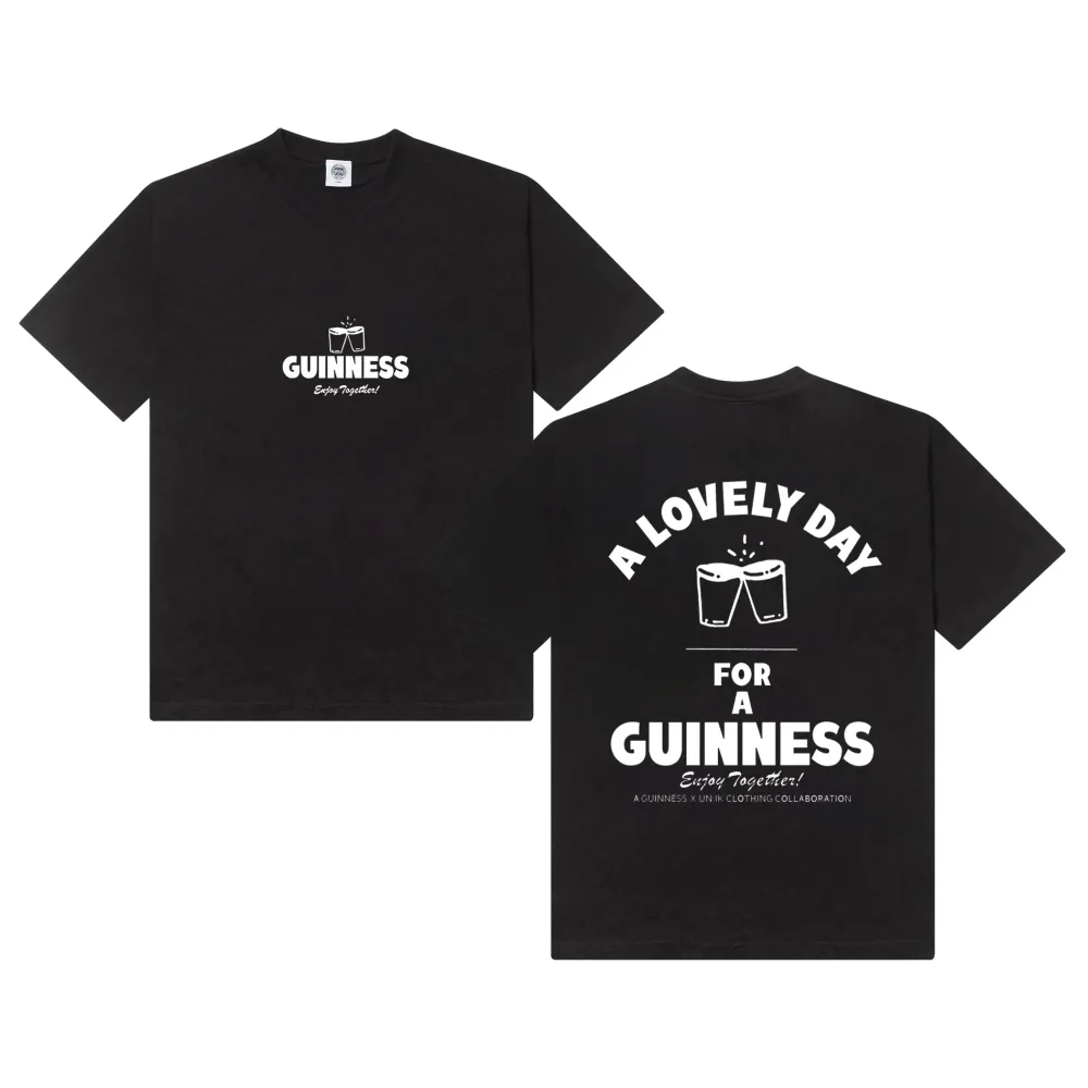 Guinness x UN:IK 'Enjoy Together' Tee - Black