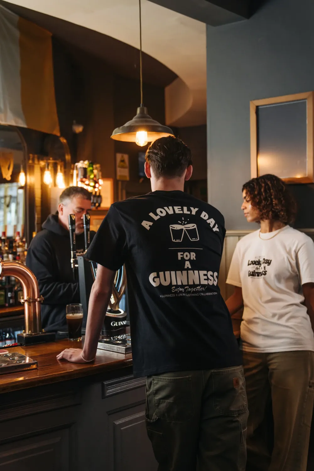 Guinness x UN:IK 'Enjoy Together' Tee - Black