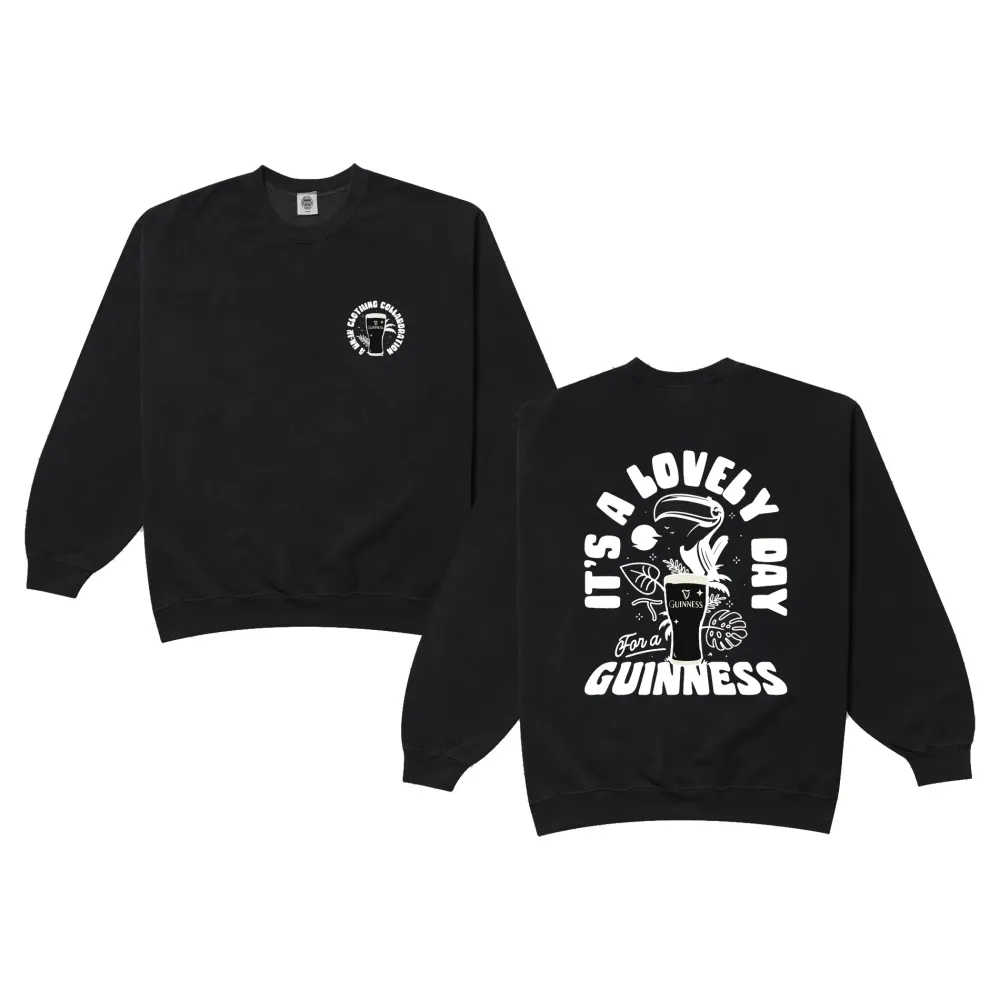 Guinness x UN:IK 'Jungle' Sweater - Black