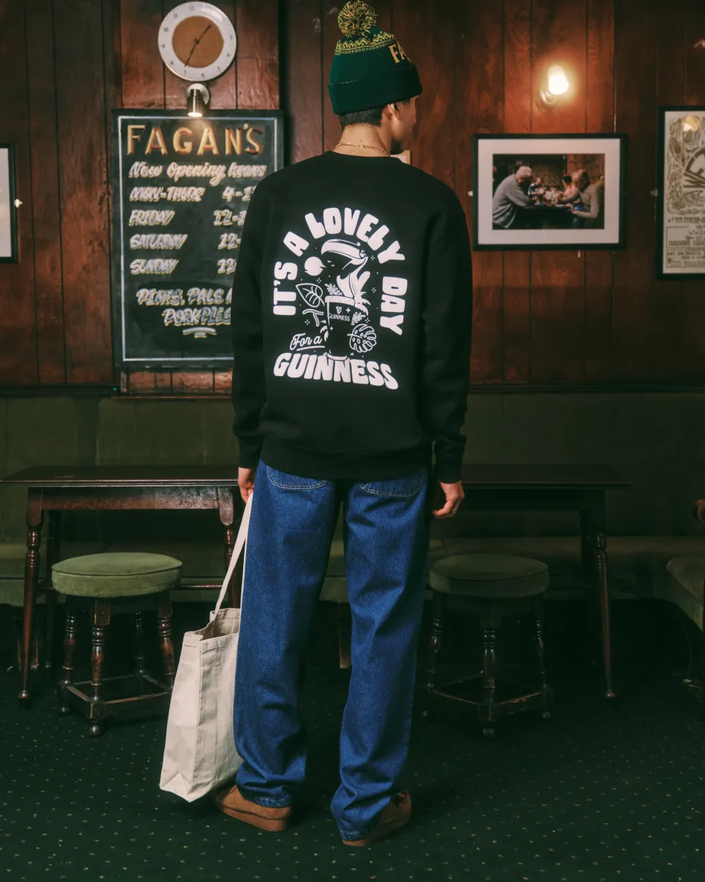 Guinness x UN:IK 'Jungle' Sweater - Black
