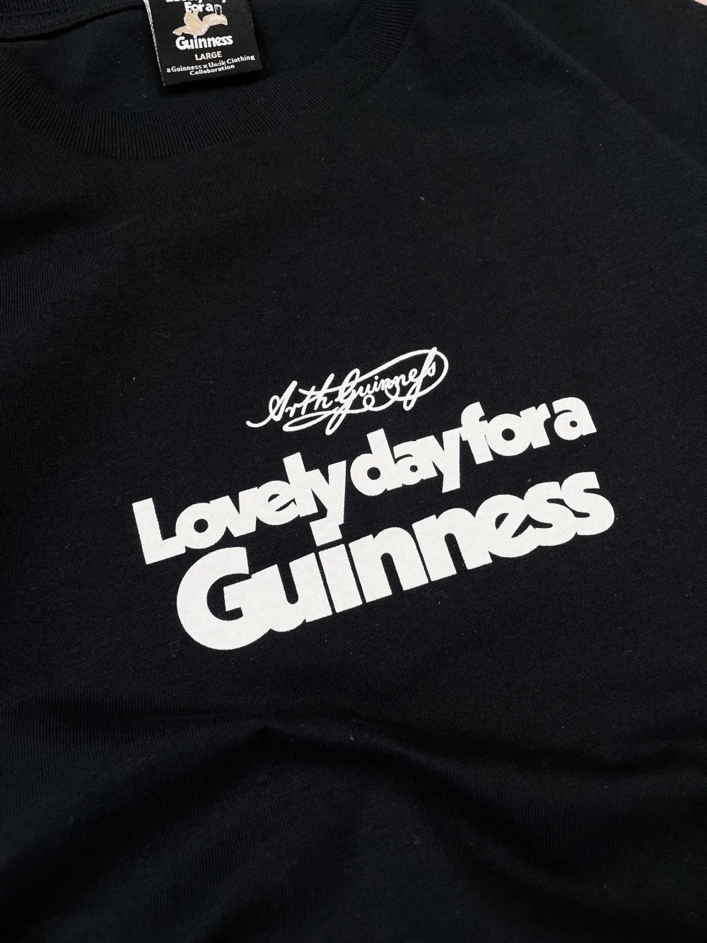 Guinness x UN:IK 'Lovely Day' Tee - Black