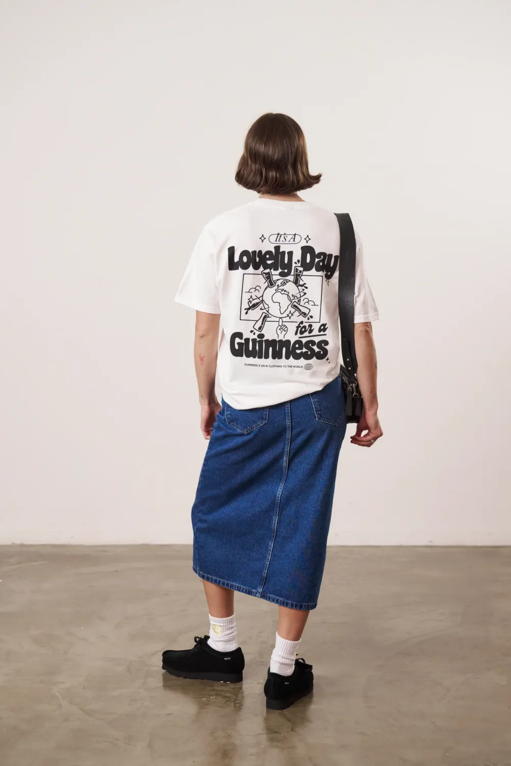 Guinness x UN:IK 'Worldwide' Tee & Print Bundle - White