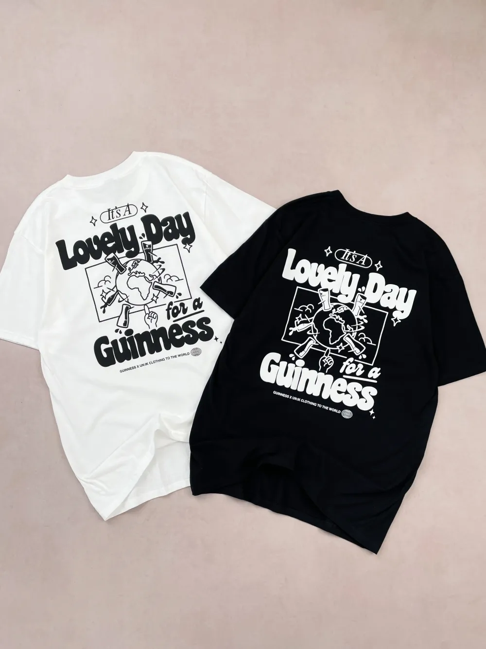 Guinness x UN:IK 'Worldwide' Tee - Black