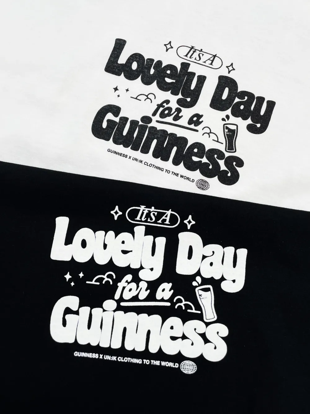 Guinness x UN:IK 'Worldwide' Tee - Black