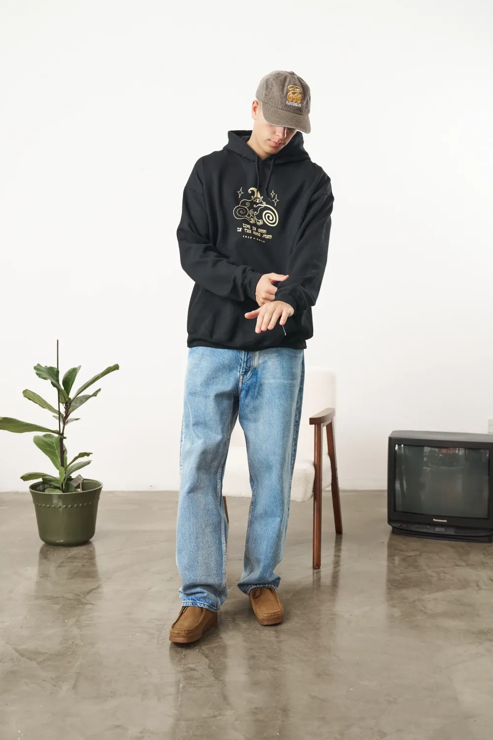 KBar Design KBAR X UN:IK 'Frog Pond' Hoodie - Black