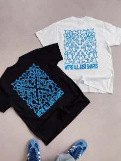 KBar Design KBAR X UN:IK 'Shapes' Tee - White