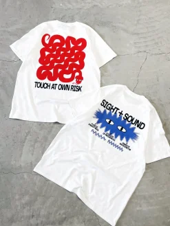 KBar Design KBAR X UN:IK 'Sight & Sound' Tee - White