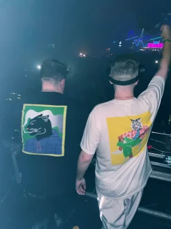 Melé x Club Bad 'Black Jaguar' Tee - Black