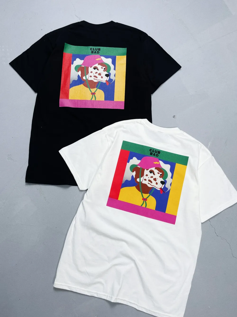 Melé x Club Bad 'Dalmatian' Tee - Black