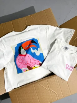 Discounted Bundles Melé x Club Bad Tee Twinpack - Toucan/Afters Zebra