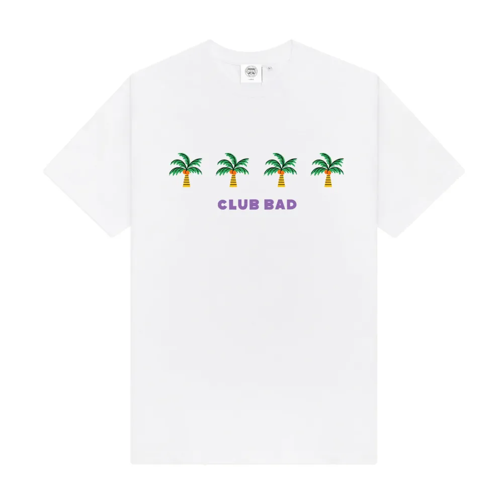 Melé x Club Bad 'Tropical' Tee - White