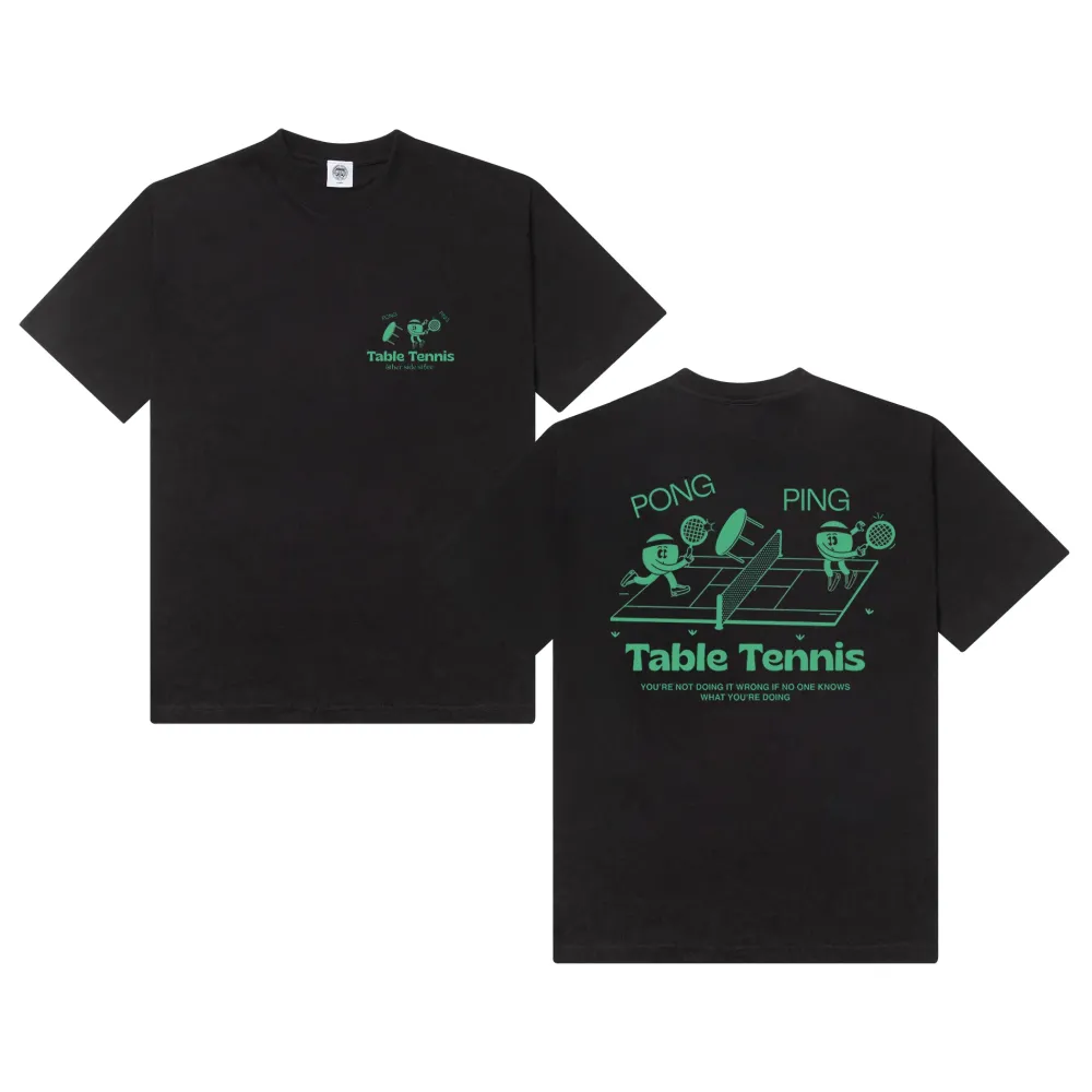 Other Side Store 'Ping Pong' Tee - Black