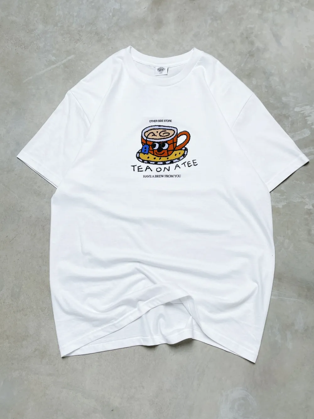 Other Side Store 'Tea on a Tee' Tee - White
