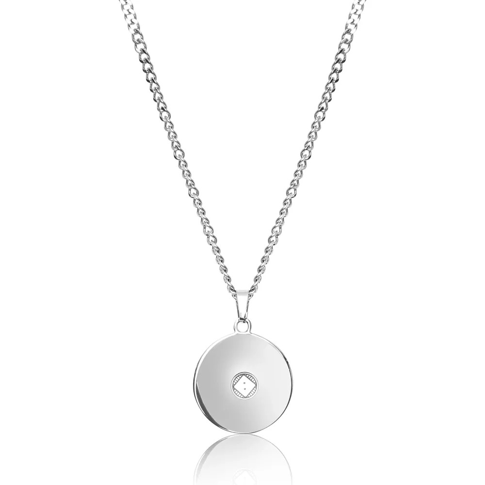 UN:IK Essentials Palms Pendant Necklace - Silver / Gold