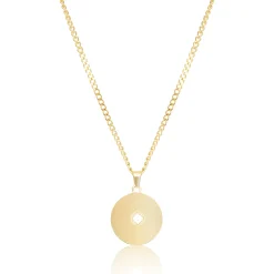 UN:IK Essentials Rose Pendant Necklace - Silver / Gold