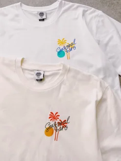 Seasonal Hero 'Palms' Tee - White