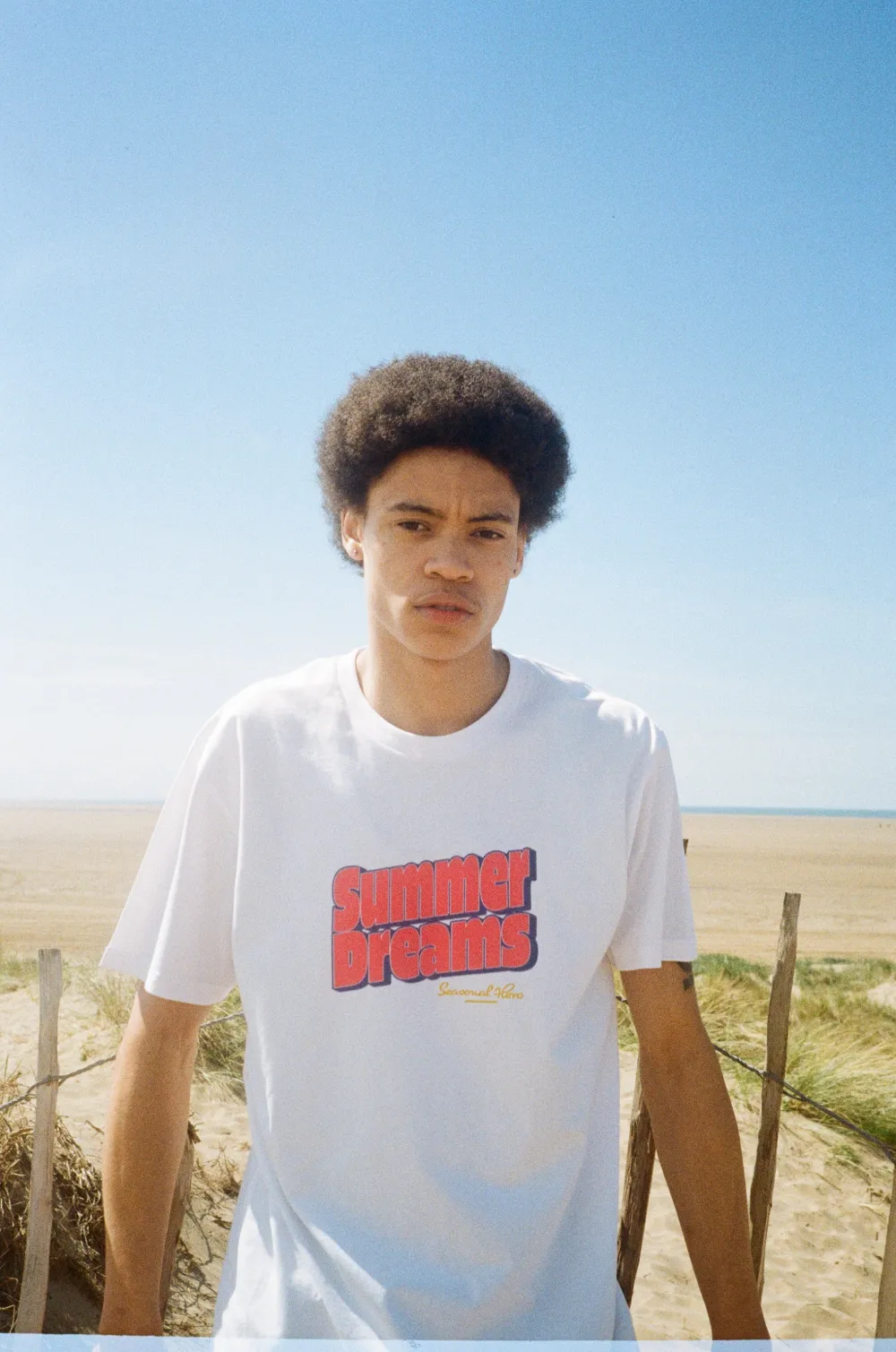 Seasonal Hero 'Summer Dreams' Tee - White