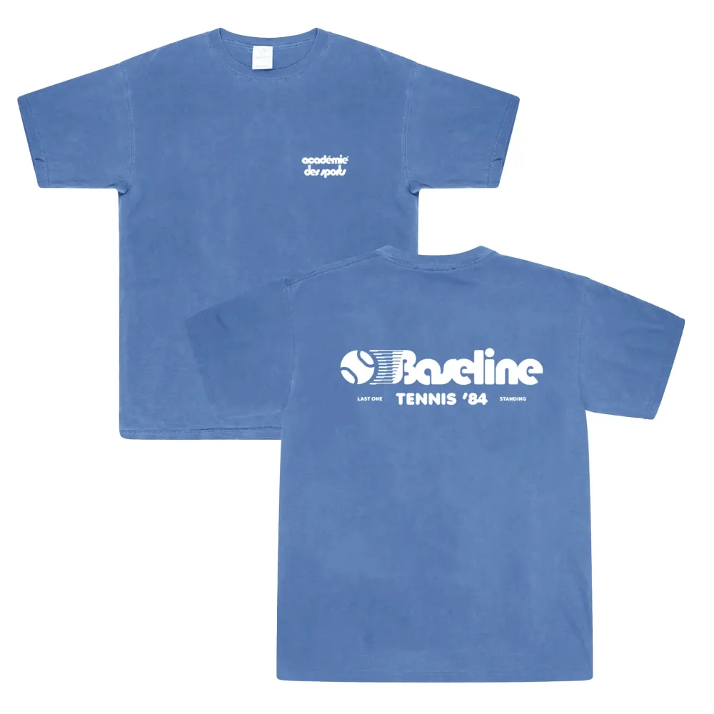 Vice 84 *10 Years Of* 'Baseline' Tee - Vintage Washed Blue