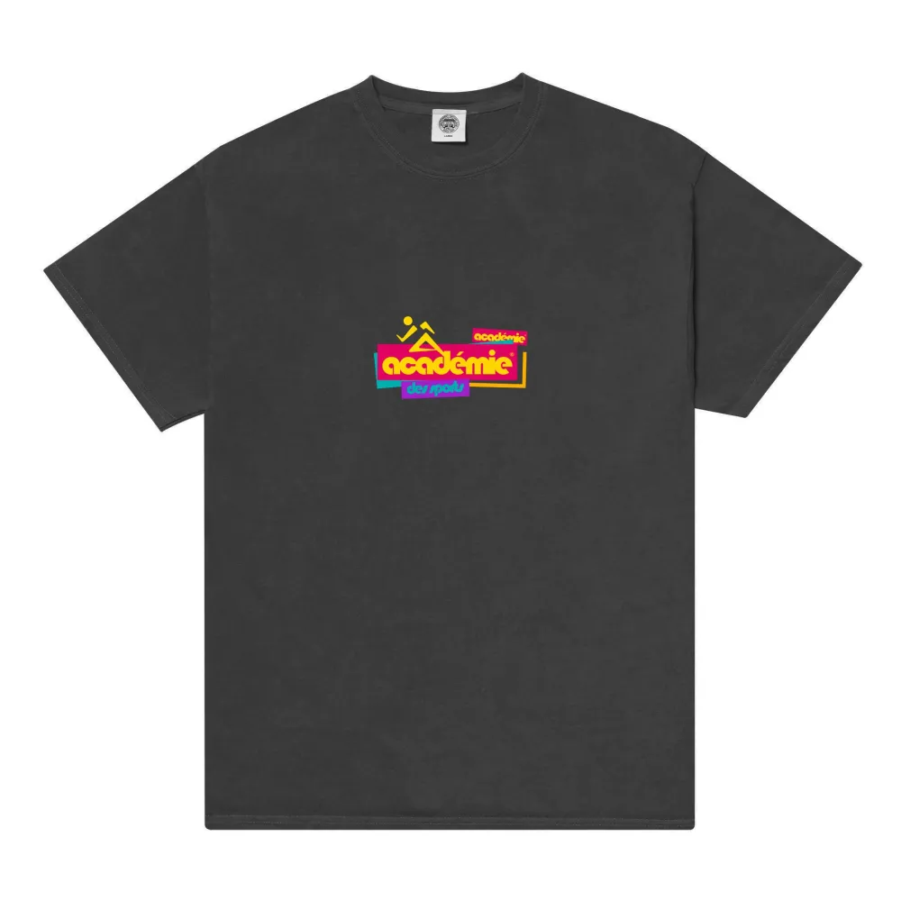 Vice 84 *10 Years Of* 'Retro Runner' Acid Wash Tee - Black