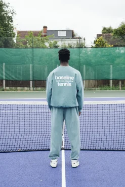 Vice 84 'Baseline' Sweater & Jogger Set - Vintage Washed Green