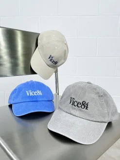 Vice 84 'Classic' Cap - Washed Cream