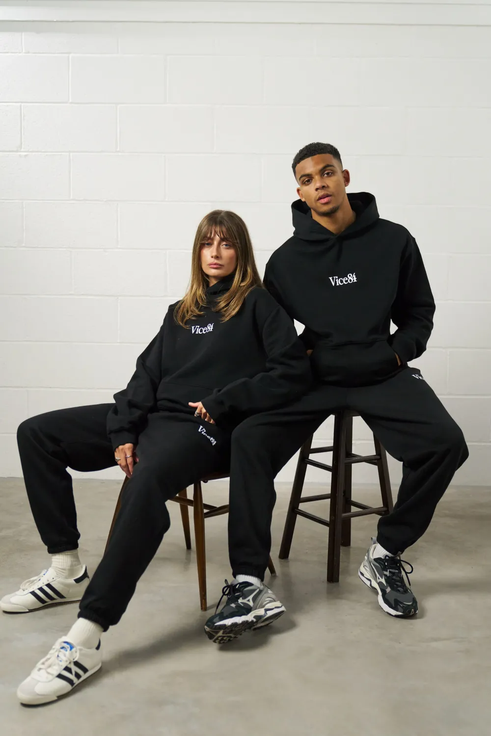 Vice 84 Premium Joggers - Black