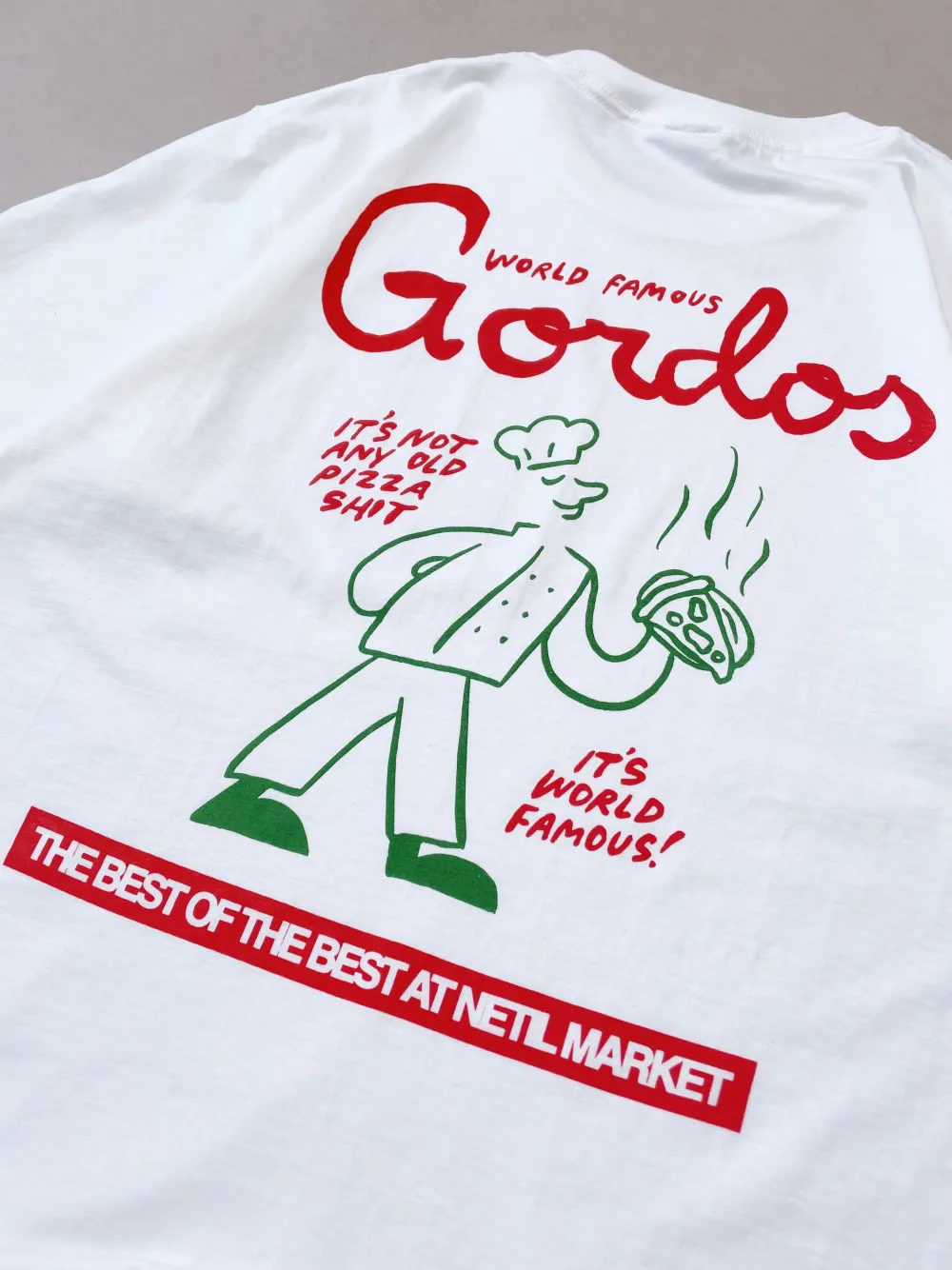 Gordos Pizzeria World Famous Gordos x Hephee 'World Famous' Tee & Apron Bundle